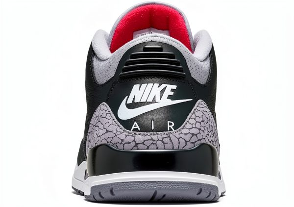 Nike Air Jordan 3 Retro Basketball Shoes Black-4