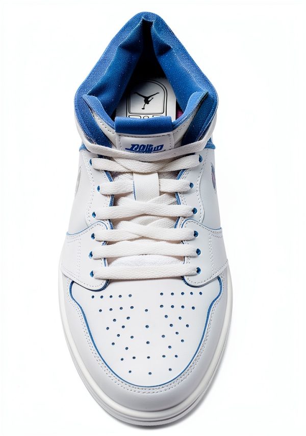 Jordan 1 Zoom Women Nike Basketball Shoes White-3