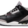 Nike Air Jordan 3 Retro Basketball Shoes Black-0