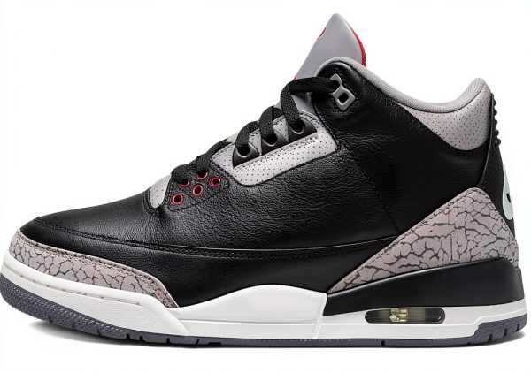 Nike Air Jordan 3 Retro Basketball Shoes Black-0