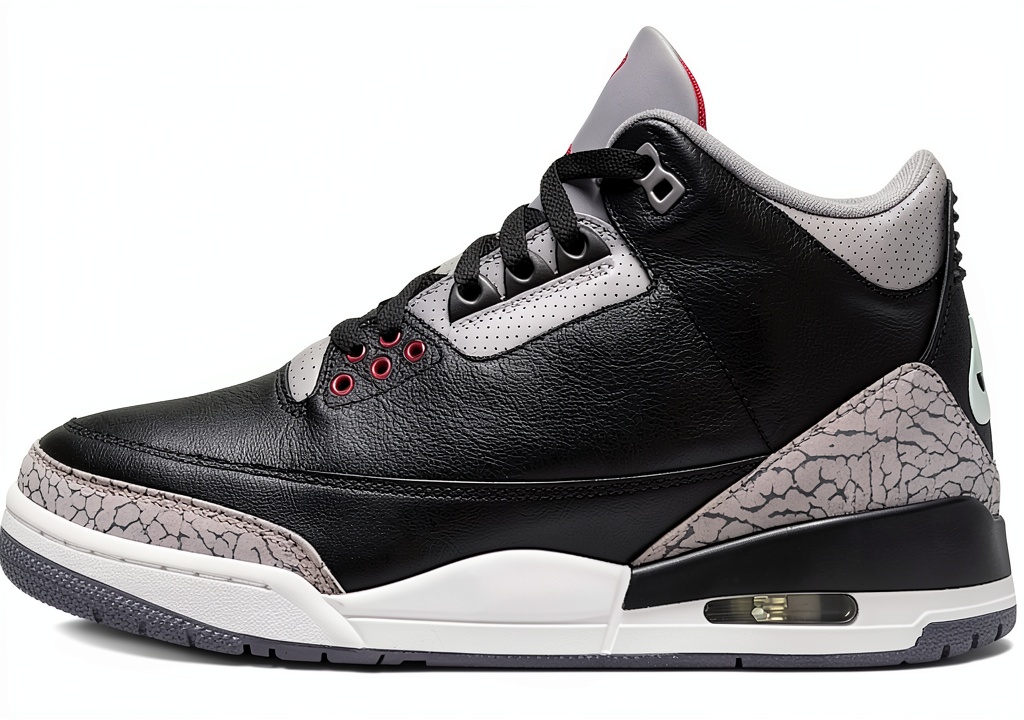 Nike Air Jordan 3 Retro on a basketball court