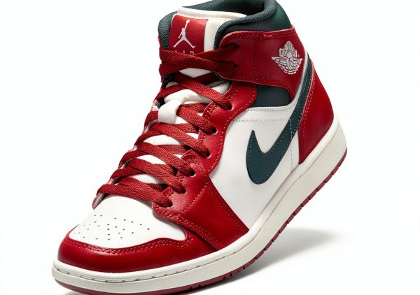 Nike Men's Sneakers Sail Redstone Midnight Green Air Cushion Comfort-6