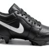 Nike Men's Jordan 1 Mid TB Football Cleat Black White Low-1