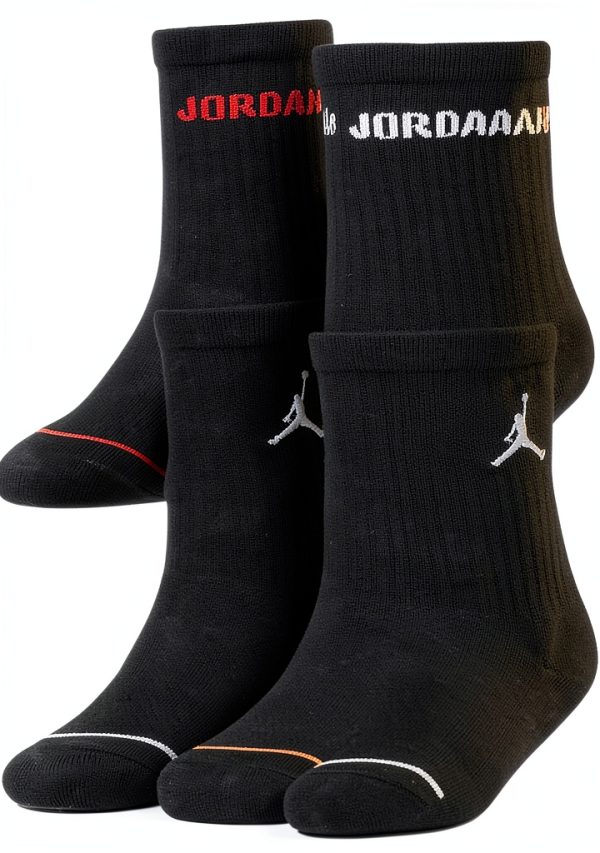 Boys Athletic Socks BJ0343 NBA Graphic Cushioned Performance Socks-1