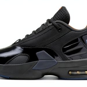 Nike Boys Basketball Shoes Black Synthetic Size 5.5 Big Kid-0