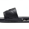 Nike Men's Sandals DC1460 Black Leather with Air Cushioning-0