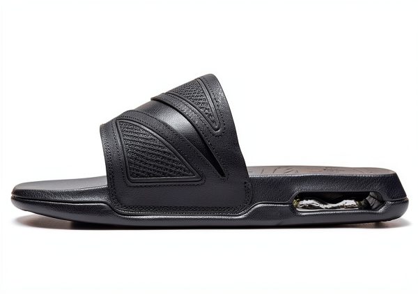 Nike Men's Sandals DC1460 Black Leather with Air Cushioning-2