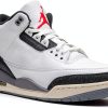 Air Jordan 3 Summit White/Fire Red Men's Basketball Shoes CT8532-106-6