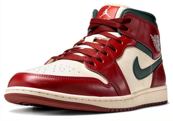 Nike Men's Sneakers Sail Redstone Midnight Green Air Cushion Comfort-2