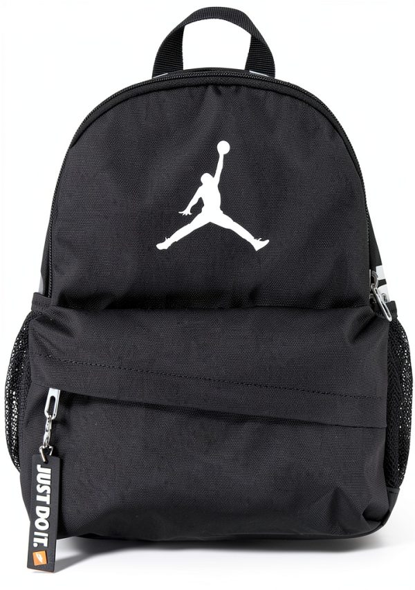 Nike Air Jordan Mini Backpack Black Red White Kids Daypack-0