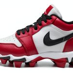 Nike Boys Football Cleats HF6885-001 White/Black Big Kid Size 5-0