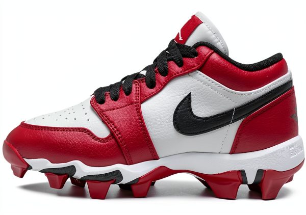 Nike Boys Football Cleats HF6885-001 White/Black Big Kid Size 5-0