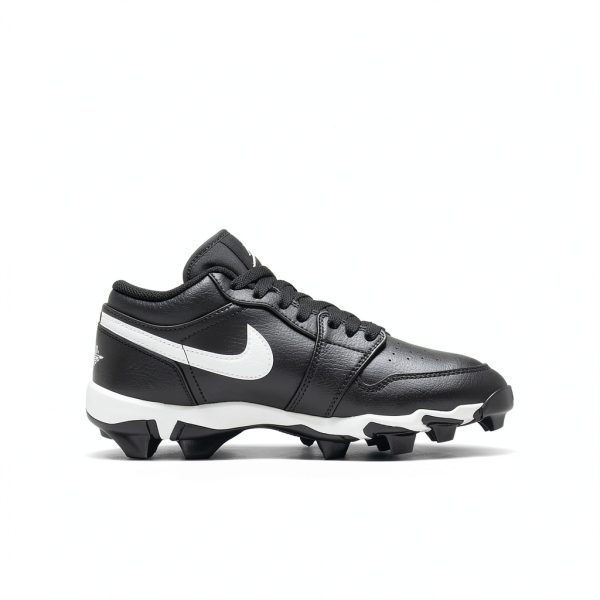 Nike Big Kid Baseball Cleat HF6885-001 White/Black Synthetic Leather-2