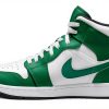 Nike Men's Basketball Shoes Lucky Green White Black Size 12 Rubber-0