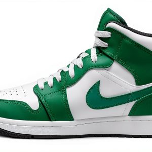 Nike Men's Basketball Shoes Lucky Green White Black Size 12 Rubber-0