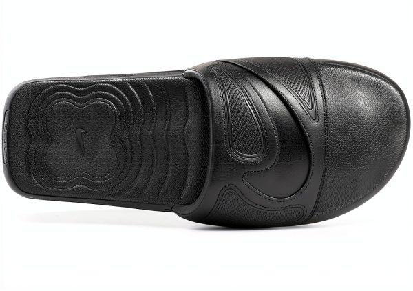 Nike Men's Sandals DC1460 Black Leather with Air Cushioning-5