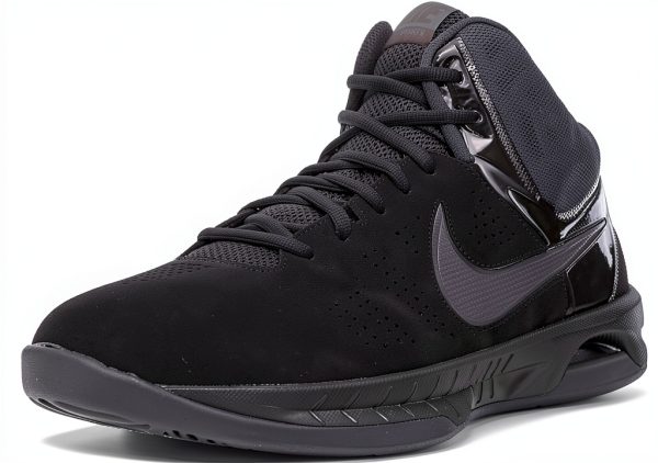 Nike Basketball Shoes Black Anthracite Mens Performance Sneaker-0