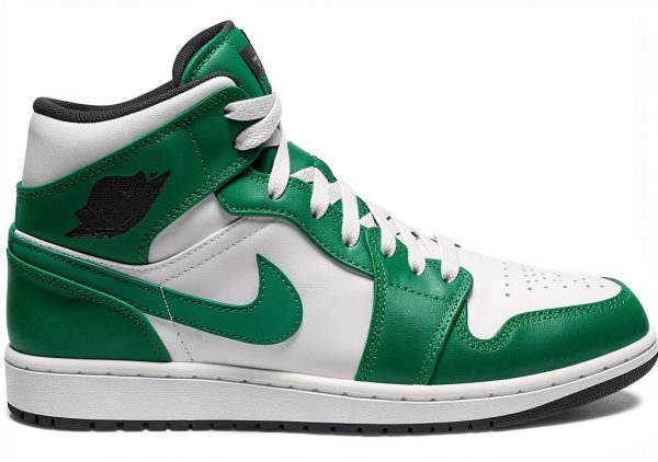 Nike Men's Basketball Shoes Lucky Green White Black Size 12 Rubber-3