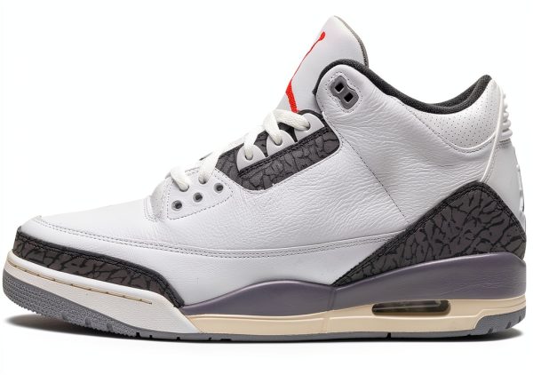 Air Jordan 3 Summit White/Fire Red Men's Basketball Shoes CT8532-106-0