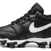 Nike Big Kid Baseball Cleat HF6885-001 White/Black Synthetic Leather-0
