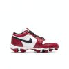 Nike Boys Football Cleats HF6885-001 White/Black Big Kid Size 5-2