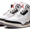 Air Jordan 3 Summit White/Fire Red Men's Basketball Shoes CT8532-106-1
