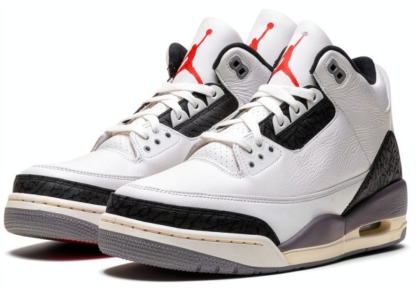 Air Jordan 3 Summit White/Fire Red Men's Basketball Shoes CT8532-106-1