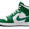 Nike Men's Basketball Shoes Lucky Green White Black Size 12 Rubber-1