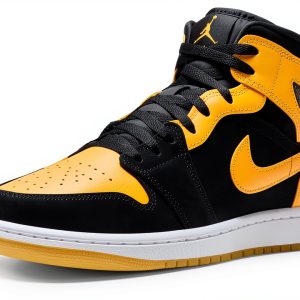 Nike Air Jordan 1 Men's Sneaker HJ6654-071 Leather Edition-0