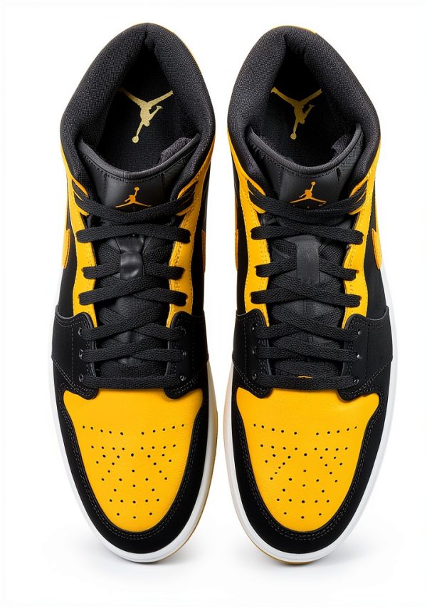 Nike Air Jordan 1 Men's Sneaker HJ6654-071 Leather Edition-2