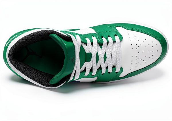 Nike Men's Basketball Shoes Lucky Green White Black Size 12 Rubber-2
