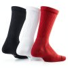 Nike Jordan Jumpman Dri-Fit Crew Socks 3-Pack Multi-Color Size Options-1