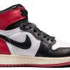 Jordan 1 Retro High OG Black White Varsity Red Big Kid Shoes-2