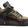 Nike Spizike Low Mens Lifestyle Shoes (Medium Olive/Black/Baroque Brown/University Red) Size 12-4