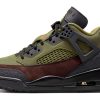Nike Spizike Low Mens Lifestyle Shoes (Medium Olive/Black/Baroque Brown/University Red) Size 12-0