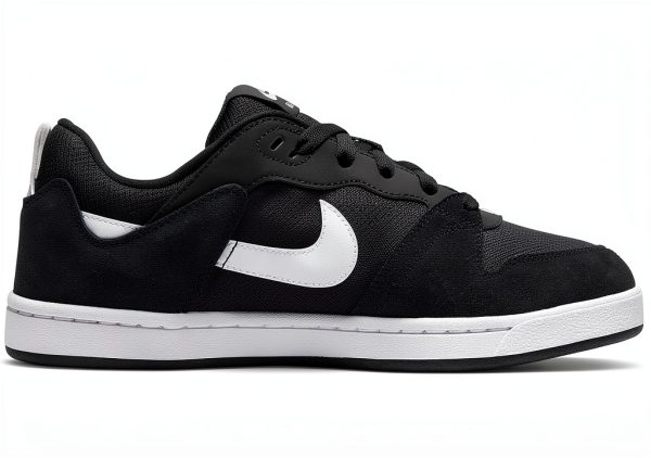 Nike Men's SB Alleyoop Sneaker Black/White Colorway Durable Canvas-5