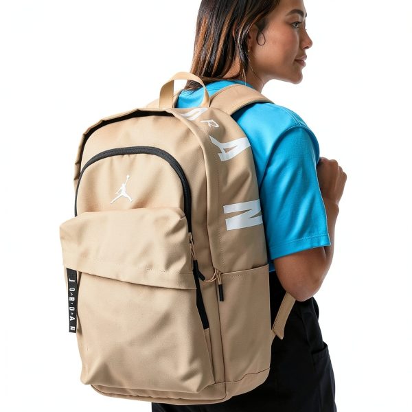 Nike Jordan Air Patrol Backpack Desert One Size Polyester Daypack-5