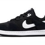 Nike Men's SB Alleyoop Sneaker Black/White Colorway Durable Canvas-0