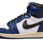 Nike Men's Air Jordan 1 Retro High OG Shoes Midnight Navy/White-0