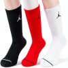 Nike Jordan Jumpman Dri-Fit Crew Socks 3-Pack Multi-Color Size Options-0