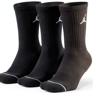 Nike Jordan Jumpman Dri Fit Crew Socks 3 Pack Multi-0