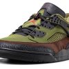 Nike Spizike Low Mens Lifestyle Shoes (Medium Olive/Black/Baroque Brown/University Red) Size 12-2