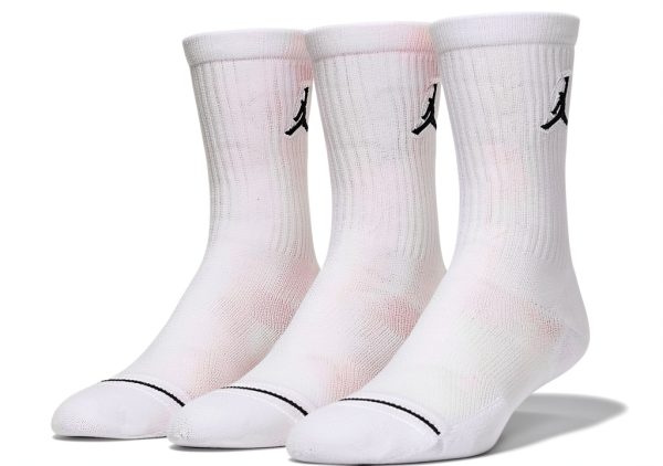 Nike Jordan Jumpman Dri-Fit Crew Socks 3 Pack Multi Color Large Size-3