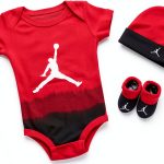 Nike Jordan Infant Ombre Bodysuit Cap and Booties Gift Box Set, Gym Red-red, 0-6 mo (NJ0526R78)-0