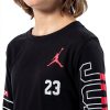 Nike Jordan Black 95B254-023 Big Kids Unisex Long‑Sleeve T‑Shirt-3
