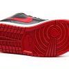 Nike Women Air Jordan 1 Basso Shoes Black Gym Red Sail Size 6.5-6