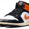 Nike Air Jordan 1 Mid Men's Sneakers with Air Cushion-3