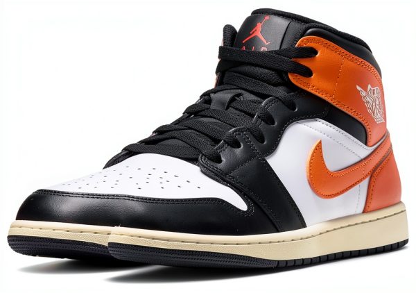 Nike Air Jordan 1 Mid Men's Sneakers with Air Cushion-3