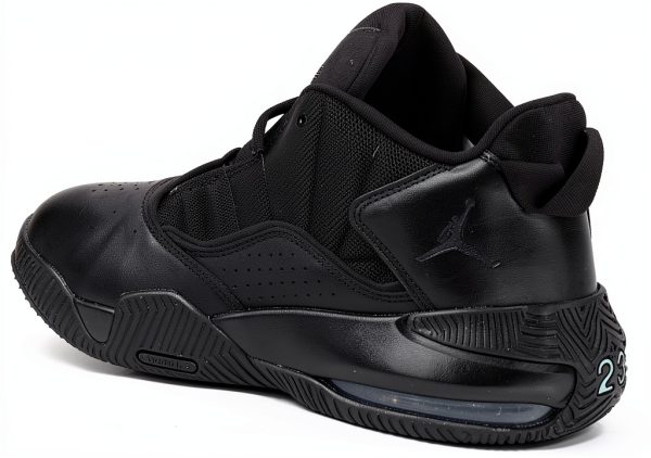 Loyal Air Jordan Trainers by Nike in Black & Cool Grey-1