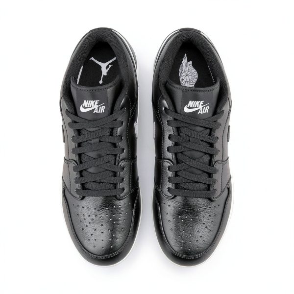 Nike Jordan 1 Retro MCS Low Mens Baseball Cleats Black White Size 14-3